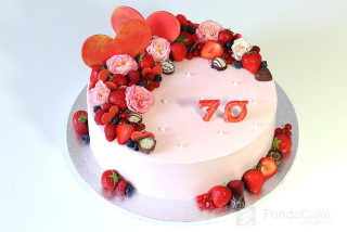 Torta k 70 narodeninám