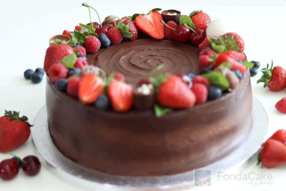 Torta príležitostná ovocie ganáž