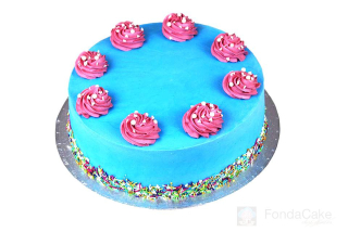 Torta farebná narodeninová
